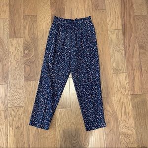 Ann Taylor Floral Pull-on Dress Pants